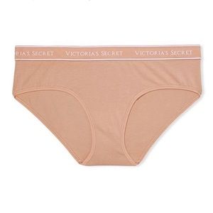 New Victoria Secret Hip-huggers Cotton Logo panties